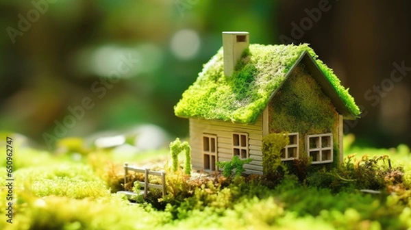 Obraz Small house in the forest