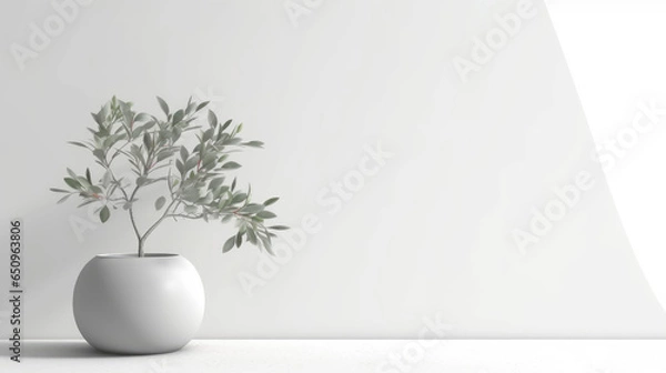 Obraz Plant in a vase, Background
