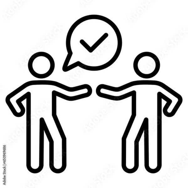 Fototapeta Approve icon