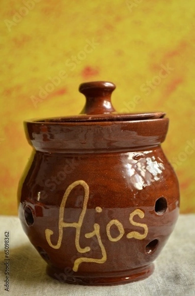 Obraz Recipiente para ajos