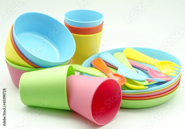 Obraz Vajilla de plastico