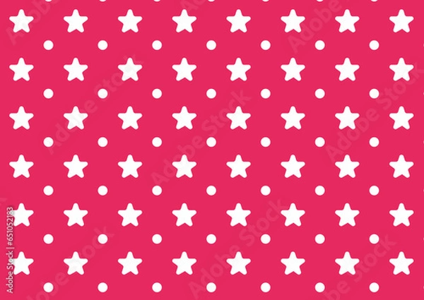 Obraz ドットと星
