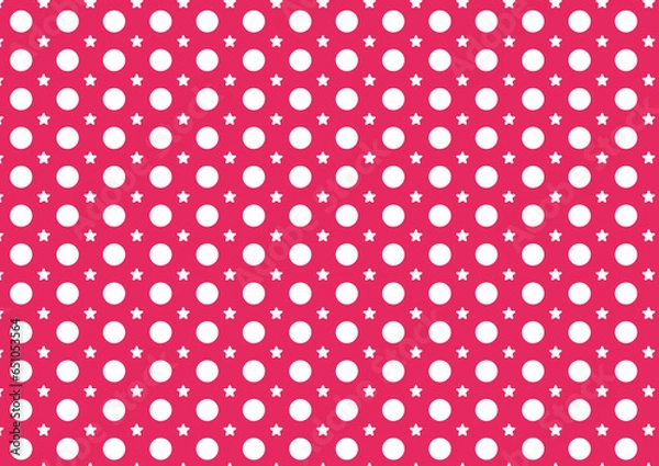 Obraz ドットと星2