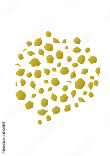 Obraz 黄金のバラの花びら