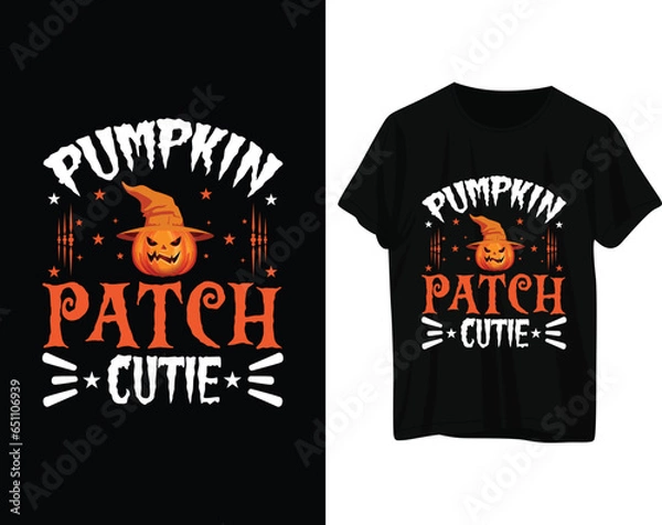 Obraz Pumpkin patch cutie halloween tshirt design