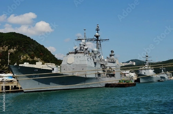 Fototapeta Naval Ship