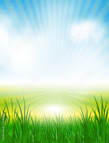 Fototapeta abstract spring background