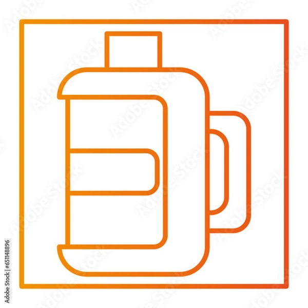 Fototapeta The laundry icon is an icon that represents the activity of washing clothes. Usually this icon consists of a clear and easily recognizable image of a washing machine or a pile of clothes.