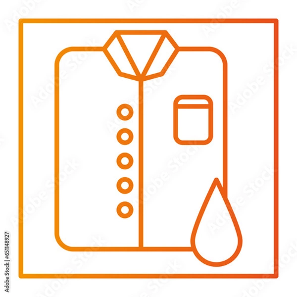 Fototapeta The laundry icon is an icon that represents the activity of washing clothes. Usually this icon consists of a clear and easily recognizable image of a washing machine or a pile of clothes.