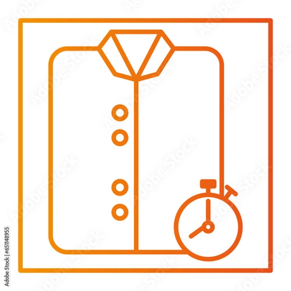 Fototapeta The laundry icon is an icon that represents the activity of washing clothes. Usually this icon consists of a clear and easily recognizable image of a washing machine or a pile of clothes.