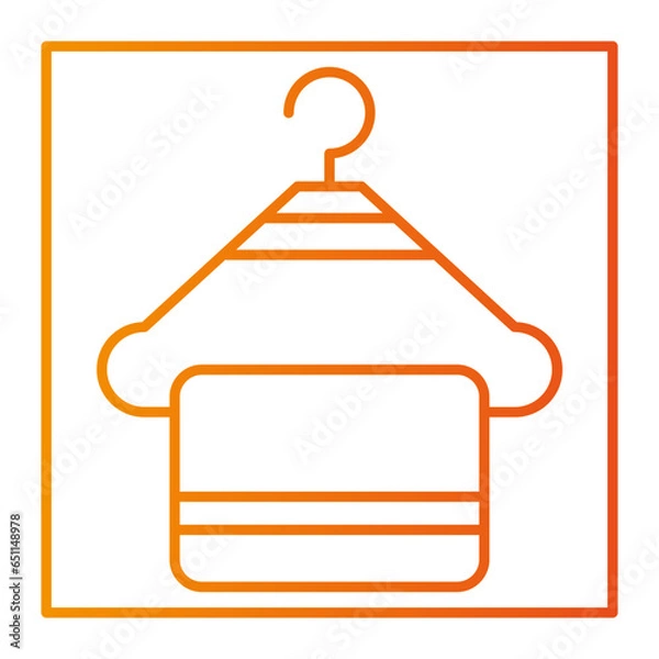 Fototapeta The laundry icon is an icon that represents the activity of washing clothes. Usually this icon consists of a clear and easily recognizable image of a washing machine or a pile of clothes.
