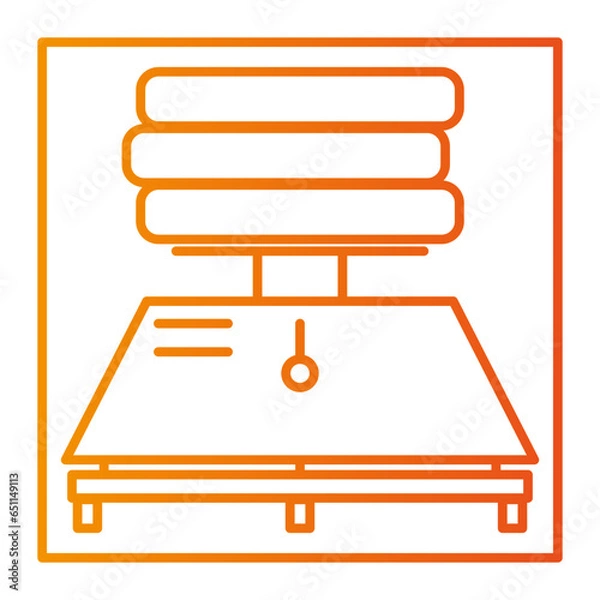 Fototapeta The laundry icon is an icon that represents the activity of washing clothes. Usually this icon consists of a clear and easily recognizable image of a washing machine or a pile of clothes.