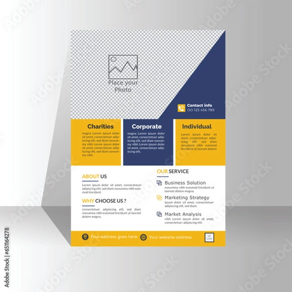 Obraz modern design template for business,Creative Corporate & Business Flyer Brochure Template Design, abstract business flyer, vector template design. Brochure design, cover, annual report, poster, flyer 