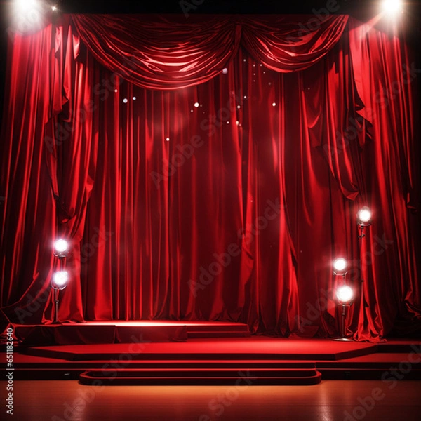 Obraz 舞台のカーテン