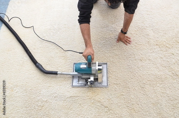 Fototapeta Teppich scheren