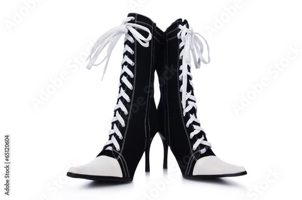 Fototapeta Topboots isolated on the white