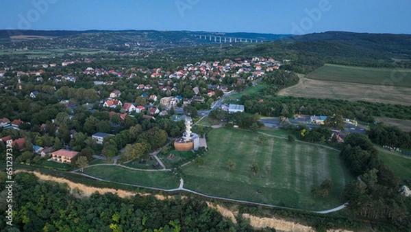 Obraz view of a village