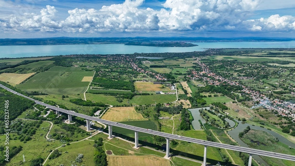Obraz view of balaton in the summer
