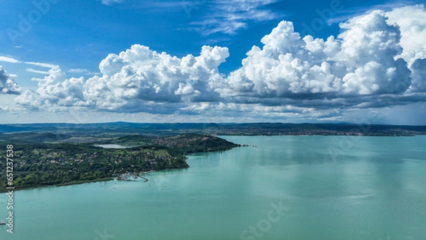 Obraz blue sky and clouds