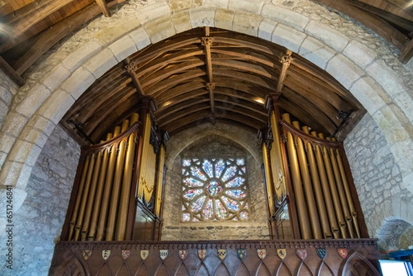 Fototapeta stained window