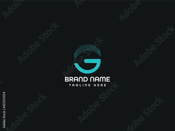 Obraz G letter logo design