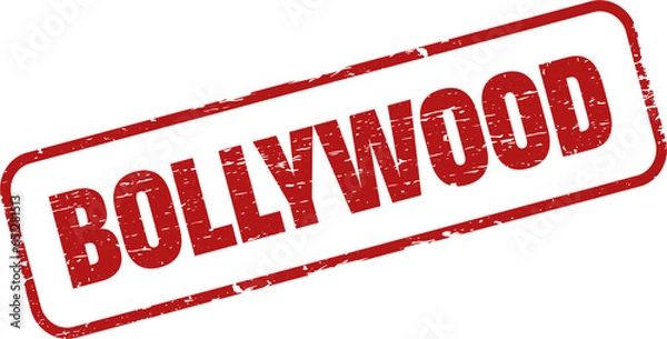 Obraz Bollywood square grunge stamp