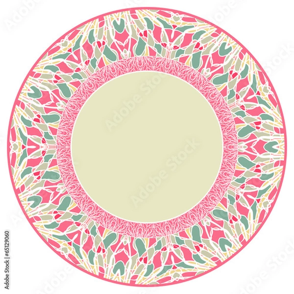 Obraz Abstract round frame