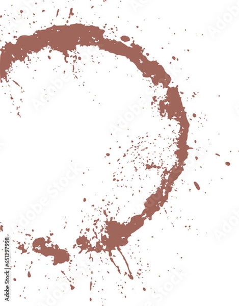 Fototapeta Circle dirt design