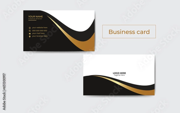Obraz Vector Modern Creative and Clean Business Card Template.