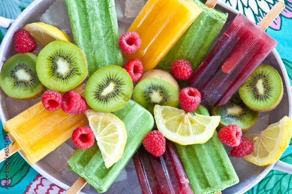 Obraz Kolorowe popsicles