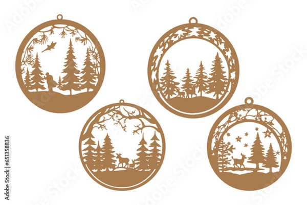 Obraz Cricut Christmas cut file  Bundle