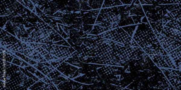 Fototapeta Dark urban dotted grunge background.Pattern of spots, stains, ink, dots. Damaged backdrop. Vintage texture. Distressed dirty artistic design element for web, print, social media, banner, backdrop