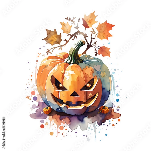 Obraz halloween pumpkin clipart