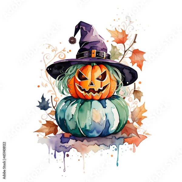 Obraz halloween pumpkin clipart