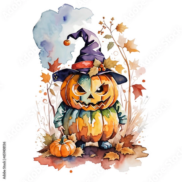 Obraz halloween pumpkin clipart