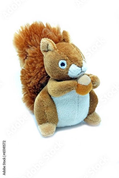 Obraz Red squirrel toy