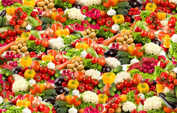 Obraz Colorful vegetable background in high resolution