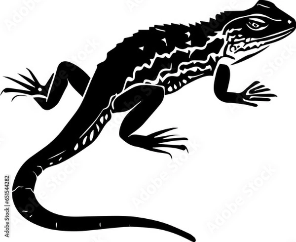 Fototapeta Eastern Fence Lizard icon