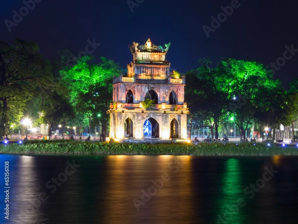 Obraz Turtle Tower at Night. 4x3