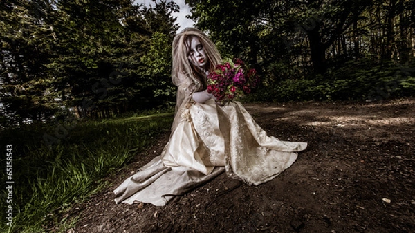 Fototapeta zOMbie bride
