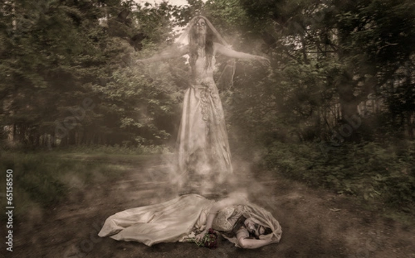 Fototapeta Zombie bride