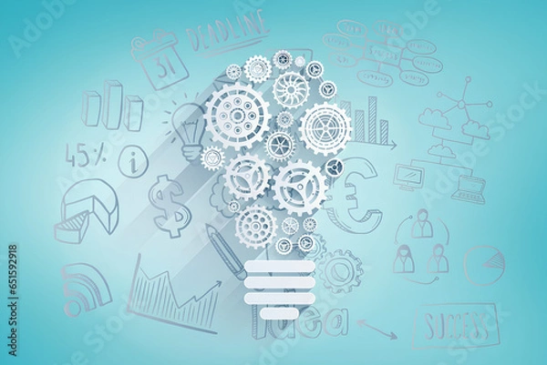 Fototapeta Birenen Getriebe eine gute Idee