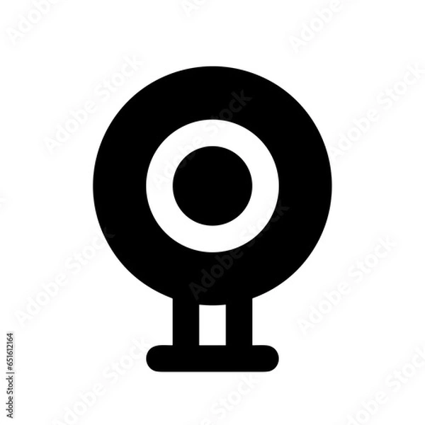 Obraz Computer technology icon symbol vector image. Illustration of the dekstop monitor display design image