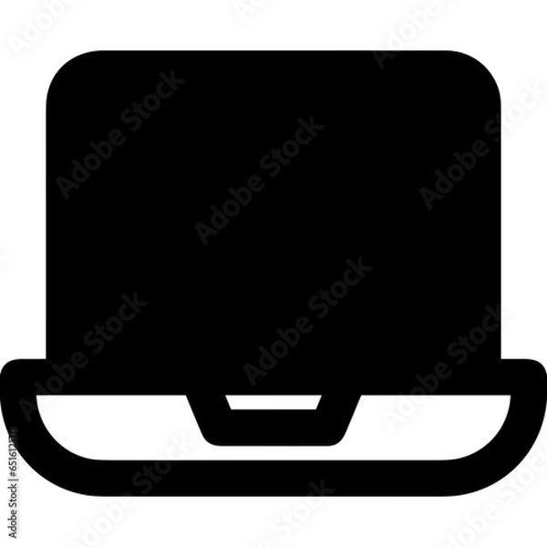 Obraz Computer technology icon symbol vector image. Illustration of the dekstop monitor display design image