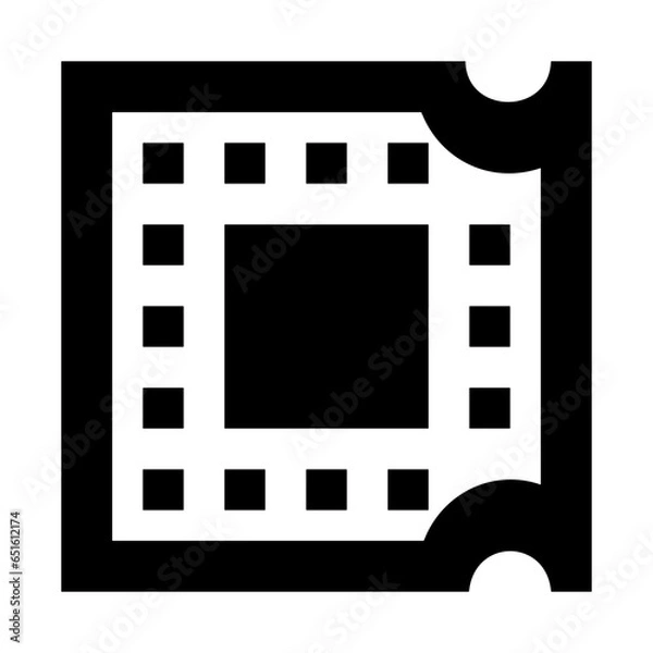 Obraz Computer technology icon symbol vector image. Illustration of the dekstop monitor display design image