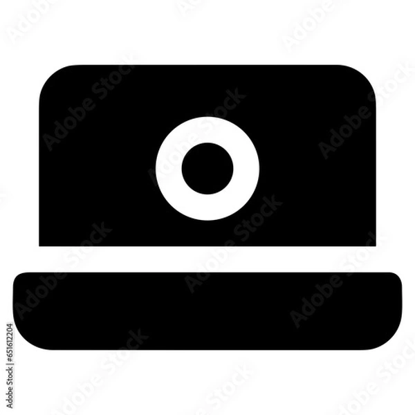 Obraz Computer technology icon symbol vector image. Illustration of the dekstop monitor display design image