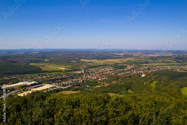 Obraz Landscape from Millenium viewpoint, Szilvasvarad