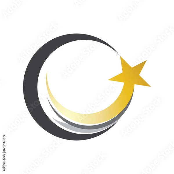 Fototapeta Star Logo Vector Template