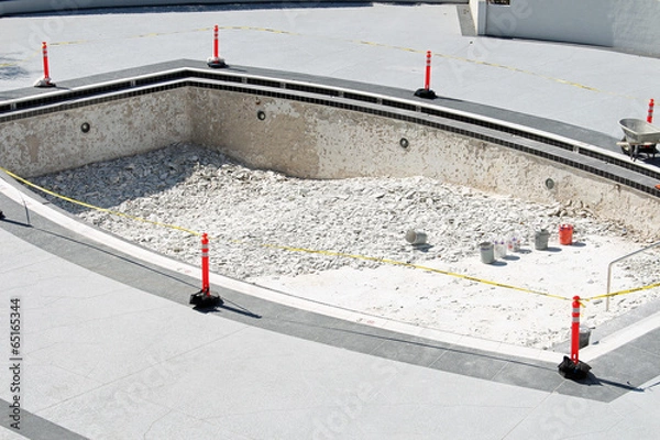 Fototapeta Pool under Construction