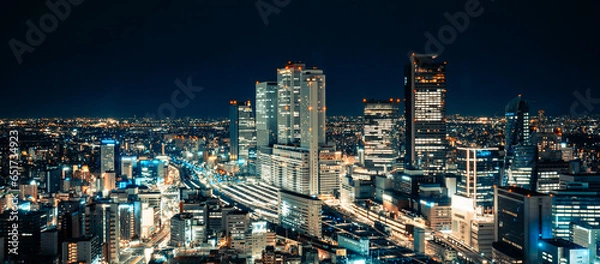 Obraz 名古屋の夜景 日本第三の都市